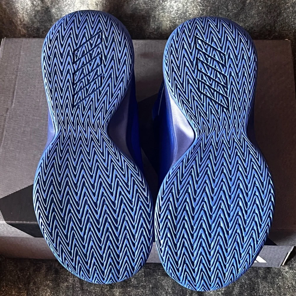 Adidas Kids Royal Blue/ White Cross ‘Em Up Sneakers - Picture 3 of 3